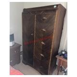 Antique cedar wardrobe ( upstairs right bedroom)
