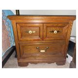 2 Wooden dressers  (upstairs right bedroom