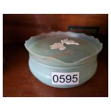 Vintage toiletries and case - living room