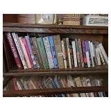 Books on this shelf - living room
