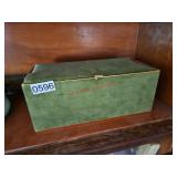 Velvet trinket box - living room