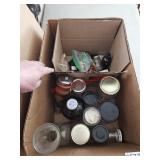 Hummingbird feeder making supplies- living room
