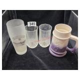 (4) Mugs and Glasses (Left downstairs Room)