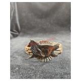 Bracelet belgian sheepdog hand carved out of