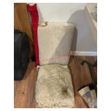 Seat cushion with bedspread (downstairs right