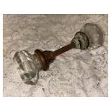 Vintage Glass Door Knob             (Downstairs
