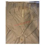 Vtg Stretchy Glitter Gold Gown SZ Medium  (See