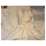 VTG Nardis Thick Long halter Style White Dress