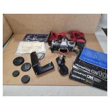 Vintage Olympus camera and accessories- living