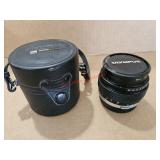 Camera lens with case - living room
