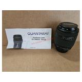 Quantaray camera lens - living room