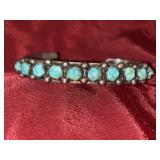 VTG Sterling and Turquoise Navajo Cuff Bracelet