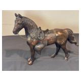 Vintage Carnival Prize Copper Horse Statue