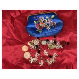 Misc Horse Charms in Small Coin Pouch