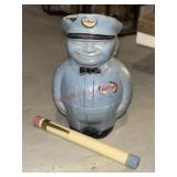 VTG Milk Man Piggy Bank and thermometer lot