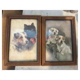 Two Small Vtg Framed Prints