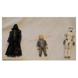 Star Wars action figures- downstairs right