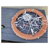 Round swing - by playground