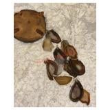 Natural Agate Slice Windchime