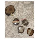 Natural Agate Slice Windchime