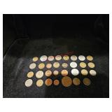 Foreign coins (Downstairs left)