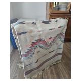 Wool blanket, appx 60'x28' - living room