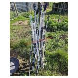 Electric fence stakes - goat pen