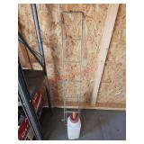 Goat/calf feeder and metal feeder frame - shed by