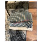 Mixed lot of sheets and blankets (downstairs
