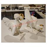 Ceramic chicken and rooster Set