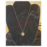 14 k chain and pendant