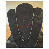 Sterling chain and pendant