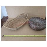 Antique baskets, over 100 years old according to