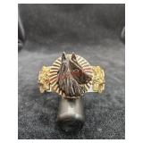 Bracelet belgian sheepdog hand carved out if