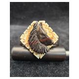 Bracelet belgian sheepdog hand carved out of