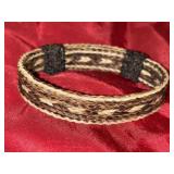 Woven Horse Hair Adjustable Bracelet Western
