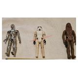 Star Wars action figures- downstairs right
