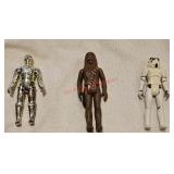 Star Wars action figures- downstairs right