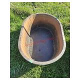 Stock tank - goat pen