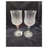 Crystal Glasses (Left downstairs room)