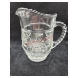 vintage Anchor Hocking Prescut clear glass