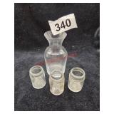 Tiny Jars (Left downstairs)