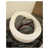 Toilet seat riser - mustang garage