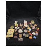 So souvenir pins and such from lots of different