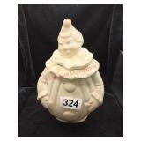Clown cookie Jar, damaged at neck (downstairs