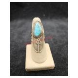 Size 6 1/2 Turquoise and silver ring purchased in
