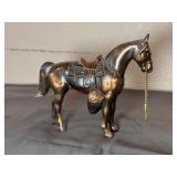 Vintage Carnival Prize Copper Horse Statue