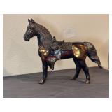 Vintage Carnival Prize Copper Horse Statue