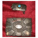 Small Sterling  Small Clasp and Buckle