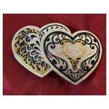 Montana Silver Smith Double Heart Belt Buckle